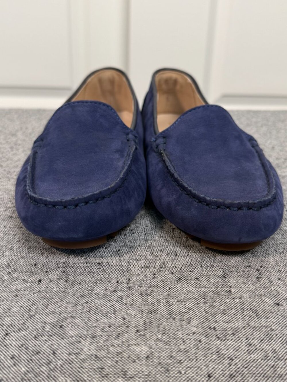 NWOB COLE HAAN Blue Suede Driving Loafers, Women's Size 7.5 - Picture 6 of 9